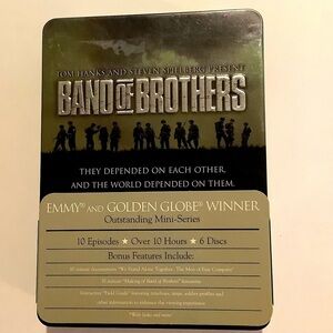 Band Of Brothers DVD (HBO TV Mini Series) Tin Box Collector’s Set New